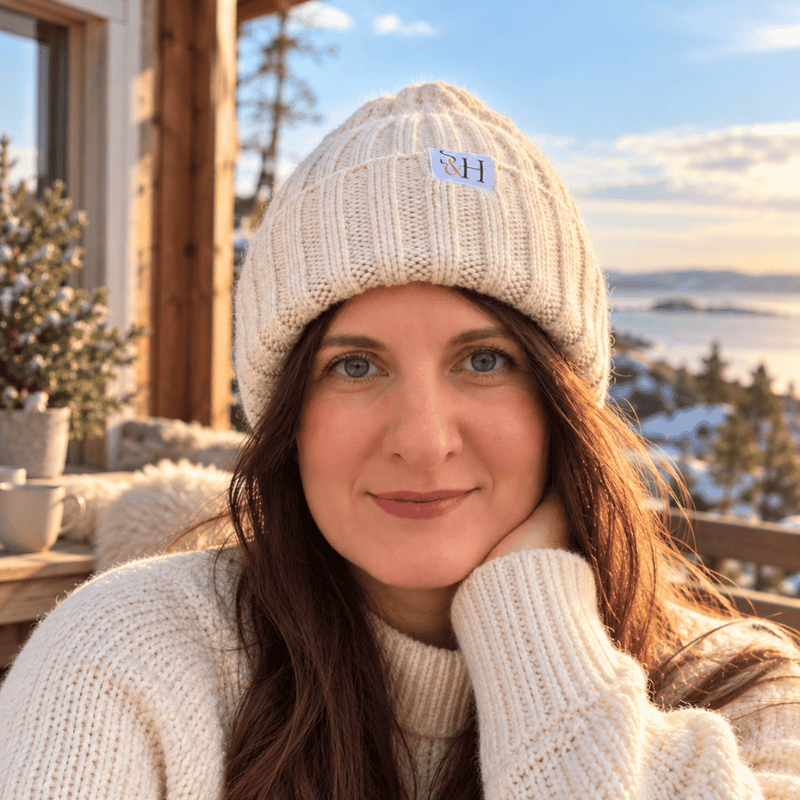 FREJA – Mössa i kashmirblandning med foder i 100 % mullbärssilke