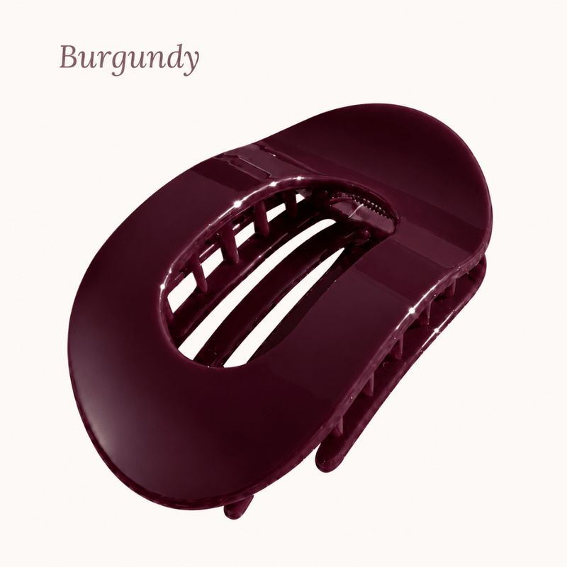 LUNA hårklämma i färgen Burgundy