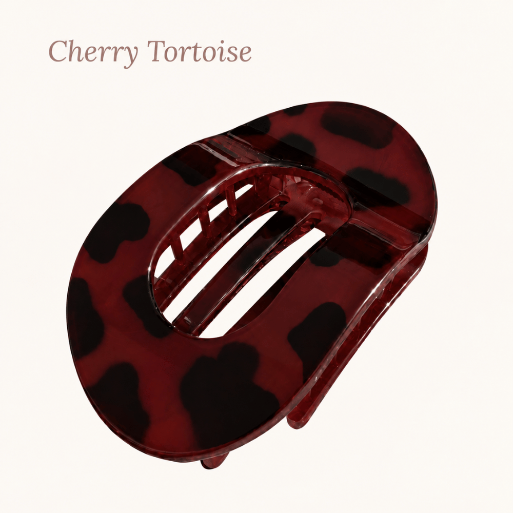 LUNA hårklämma i Cherry Tortoise