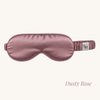 VILA sovmask i silke i färgen Dusty Rose