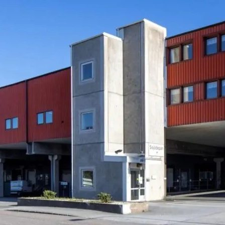 Lagerbyggnaden i Göteborg där våra beställningar packas